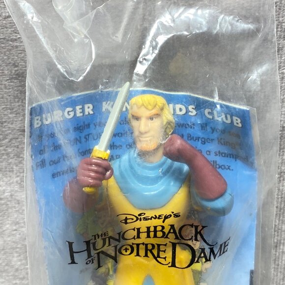 Disneys Hunchback Of Notre Dame Phoebus Figurine Burger King Kids Club Toy 1996 - Picture 2 of 8